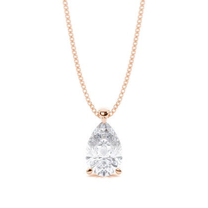 Prong Setting Moissanite Solitaire Pendant