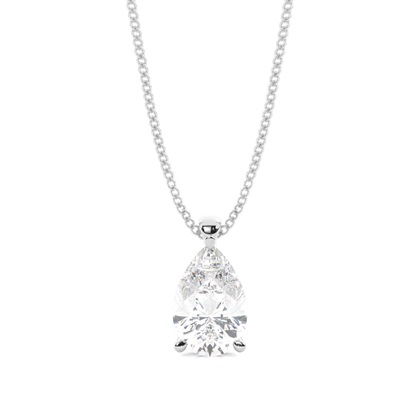 Pear Diamond Pendants