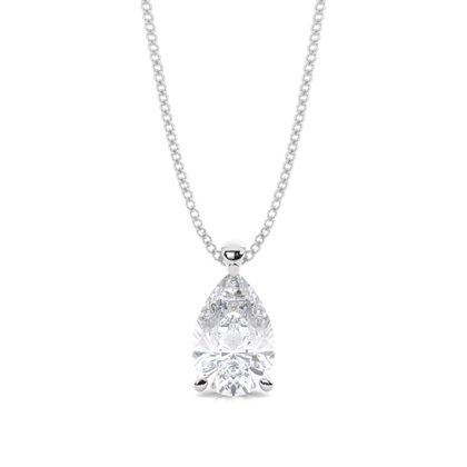 Prong Setting Moissanite Solitaire Pendant