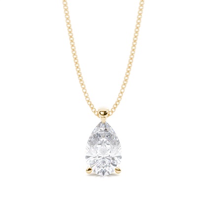 Prong Setting Moissanite Solitaire Pendant