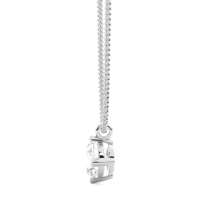 Prong Setting Diamond Solitaire Pendant