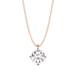 Prong Setting Diamond Solitaire Pendant