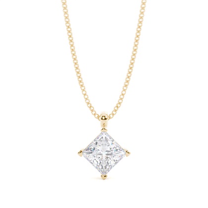 Prong Setting Moissanite Solitaire Pendant