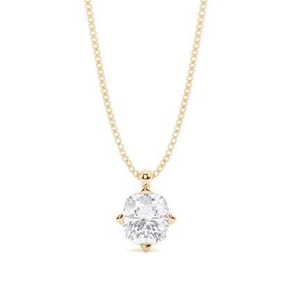 Cushion Diamond Pendants