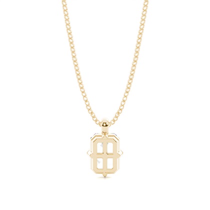 Prong-Einstellung Diamant Solitaire Anhänger