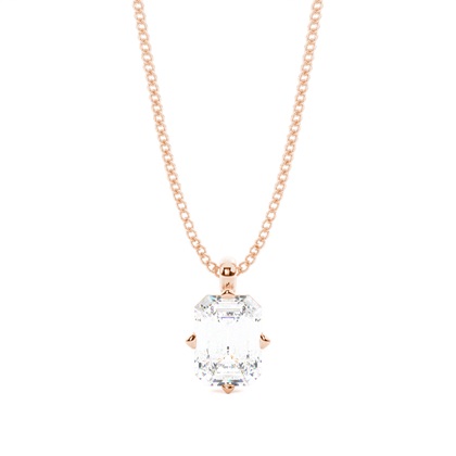 Rose Gold Diamond Pendants & Necklaces