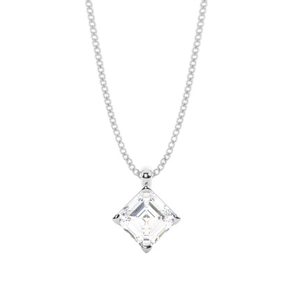 Silver Diamond Pendants And Necklaces