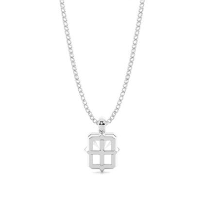 Prong-Einstellung Diamant Solitaire Anhänger