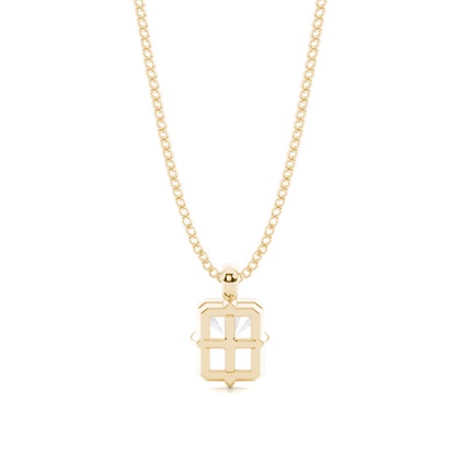 Prong-Einstellung Diamant Solitaire Anhänger