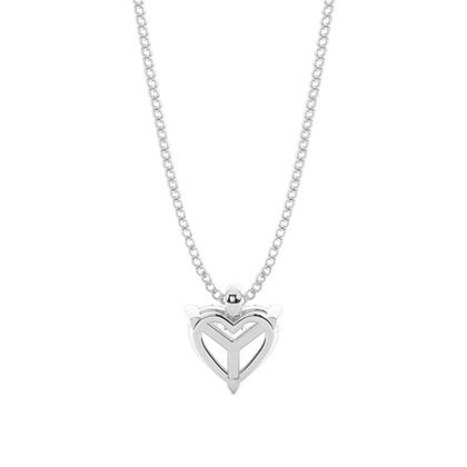 Prong-Einstellung Diamant Solitaire Anhänger