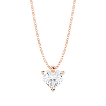 Rose Gold Diamond Pendants & Necklaces