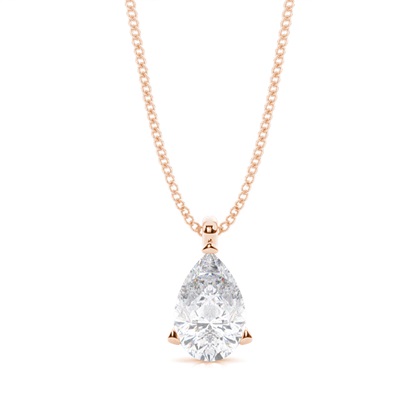 Prong Setting Moissanite Solitaire Pendant
