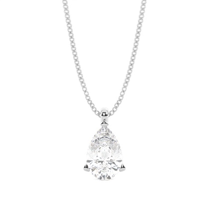 Pear Diamond Pendants