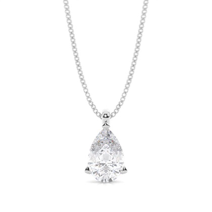 Prong Setting Moissanite Solitaire Pendant