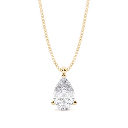 Prong Setting Moissanite Solitaire Pendant