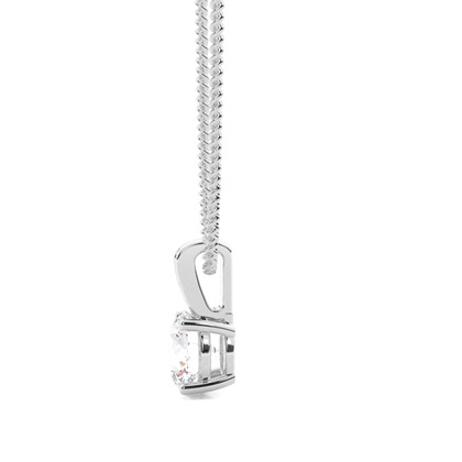 Prong Setting Diamond Solitaire Pendant