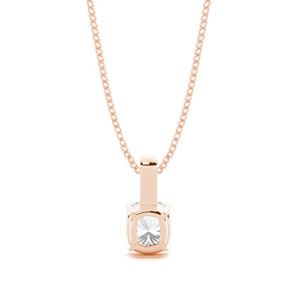 Rose Gold Moissanite Pendants