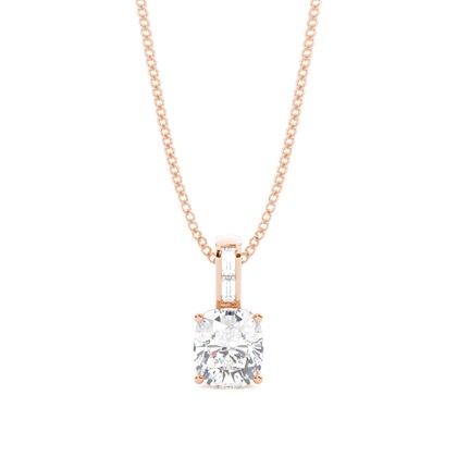 Cushion Diamond Pendants