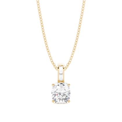 Cushion Diamond Pendants