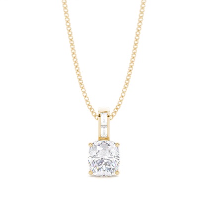 Cushion Diamond Pendants