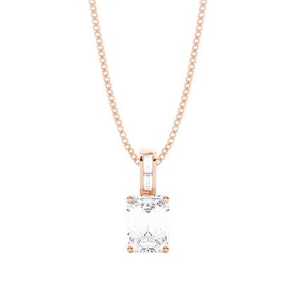 Rose Gold Diamond Pendants & Necklaces
