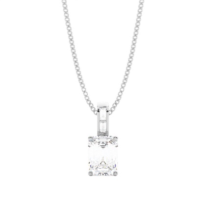 Emerald Diamond Pendants