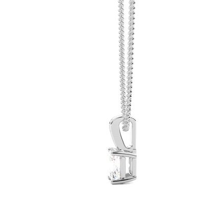 Prong-Einstellung Diamant Solitaire Anhänger