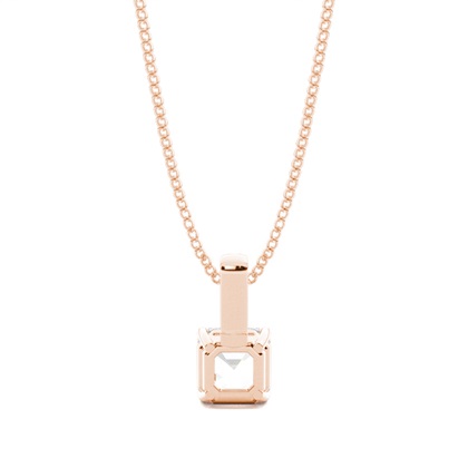 Prong-Einstellung Diamant Solitaire Anhänger