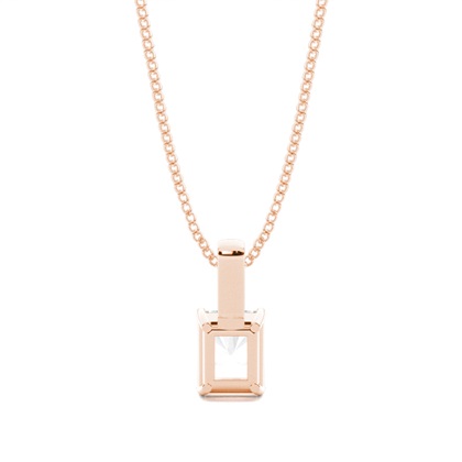 Prong-Einstellung Diamant Solitaire Anhänger