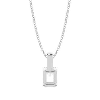 Prong-Einstellung Diamant Solitaire Anhänger