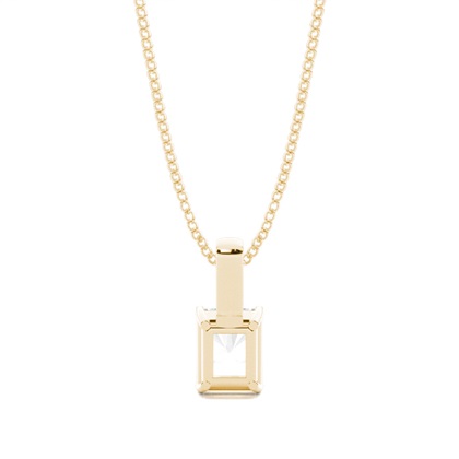 Prong-Einstellung Diamant Solitaire Anhänger