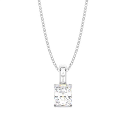 Radiant Diamond Necklaces and Diamond Pendants