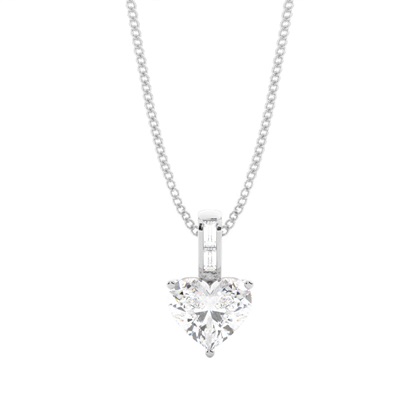 Heart Diamond Necklaces and Diamond Pendants