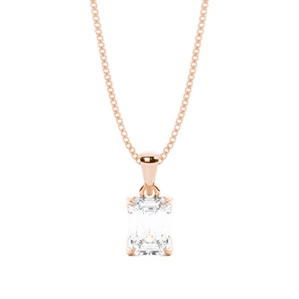 Rose Gold Diamond Pendants & Necklaces