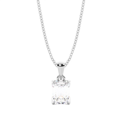 Emerald Diamond Pendants