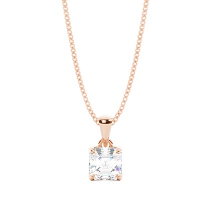 Rose Gold Diamond Pendants & Necklaces