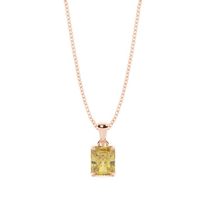 Radiant Rose Gold Diamond Necklaces and Diamond Pendants