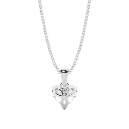 Prong-Einstellung Diamant Solitaire Anhänger