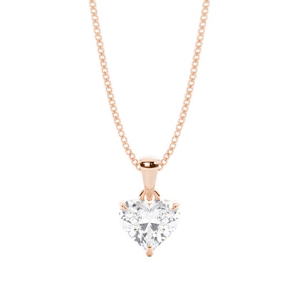 Rose Gold Diamond Pendants & Necklaces