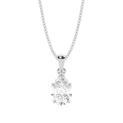 Pear Diamond Pendants