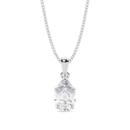 Pear Diamond Pendants