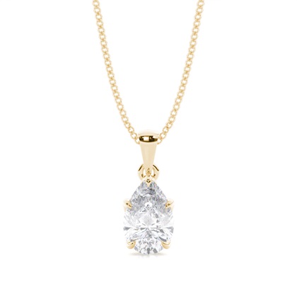Prong Setting Moissanite Solitaire Pendant