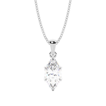Marquise Diamond Necklaces and Diamond Pendants