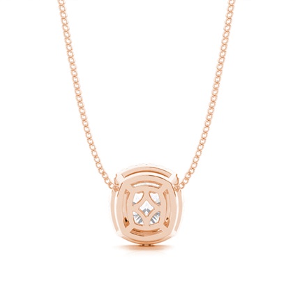 Rose Gold Moissanite Pendants