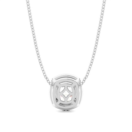 Beze-Einstellung Diamant-Halo-Anhänger