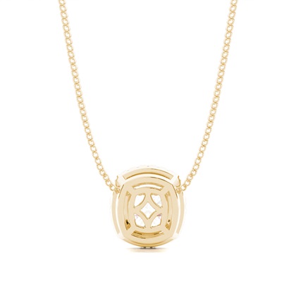 Beze-Einstellung Diamant-Halo-Anhänger