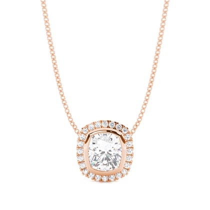 Cushion Diamond Pendants