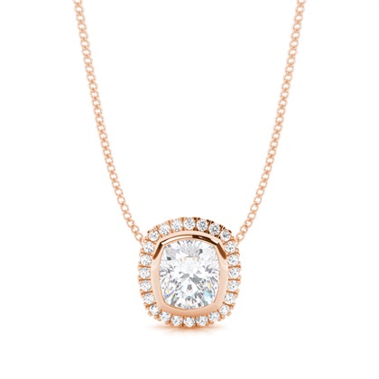 Cushion Diamond Pendants