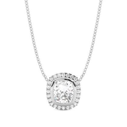 Cushion Diamond Pendants