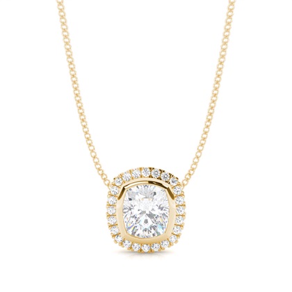Cushion Diamond Pendants